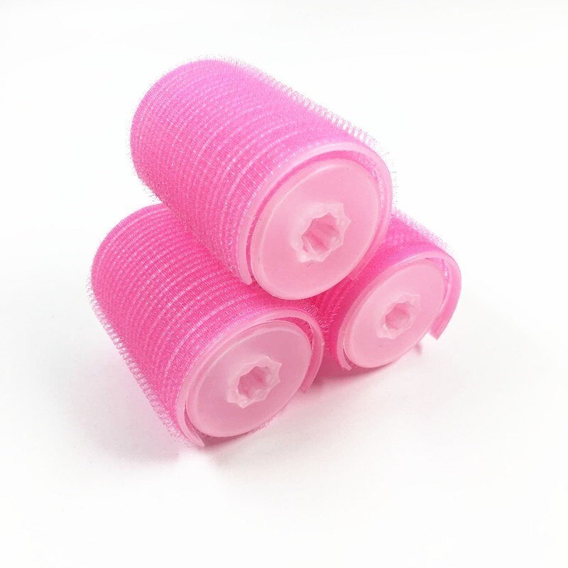 2 sztuk samoprzylepne wałek robić włosów dla grzywka Dom salon DIY fryzjerstwo lokówki magiczne plastikowe duże stylizacja włosów przybory kosmetyczne