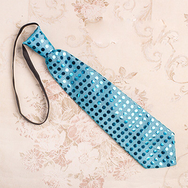 1pc glød i mørket slips led slips leker nattglødende blits mixcolor lysende dress slips festrekvisita danse scene rekvisitter leketøy