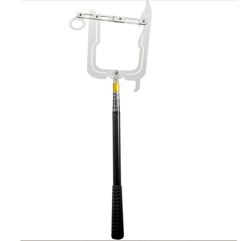 De Teepor Lange-Afstand Threader Einfacher Accessoriesteepol-Multipurpose Dock Haak Tool Unieke Desing Rvs: 02 Set