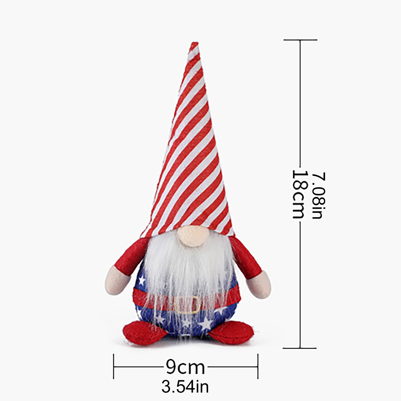 Amerikaanse Onafhankelijkheid Dag Wees Hoed Legged Pop Creatieve Oude Man Pop Ornament Boerderij Dorm Room Decor
