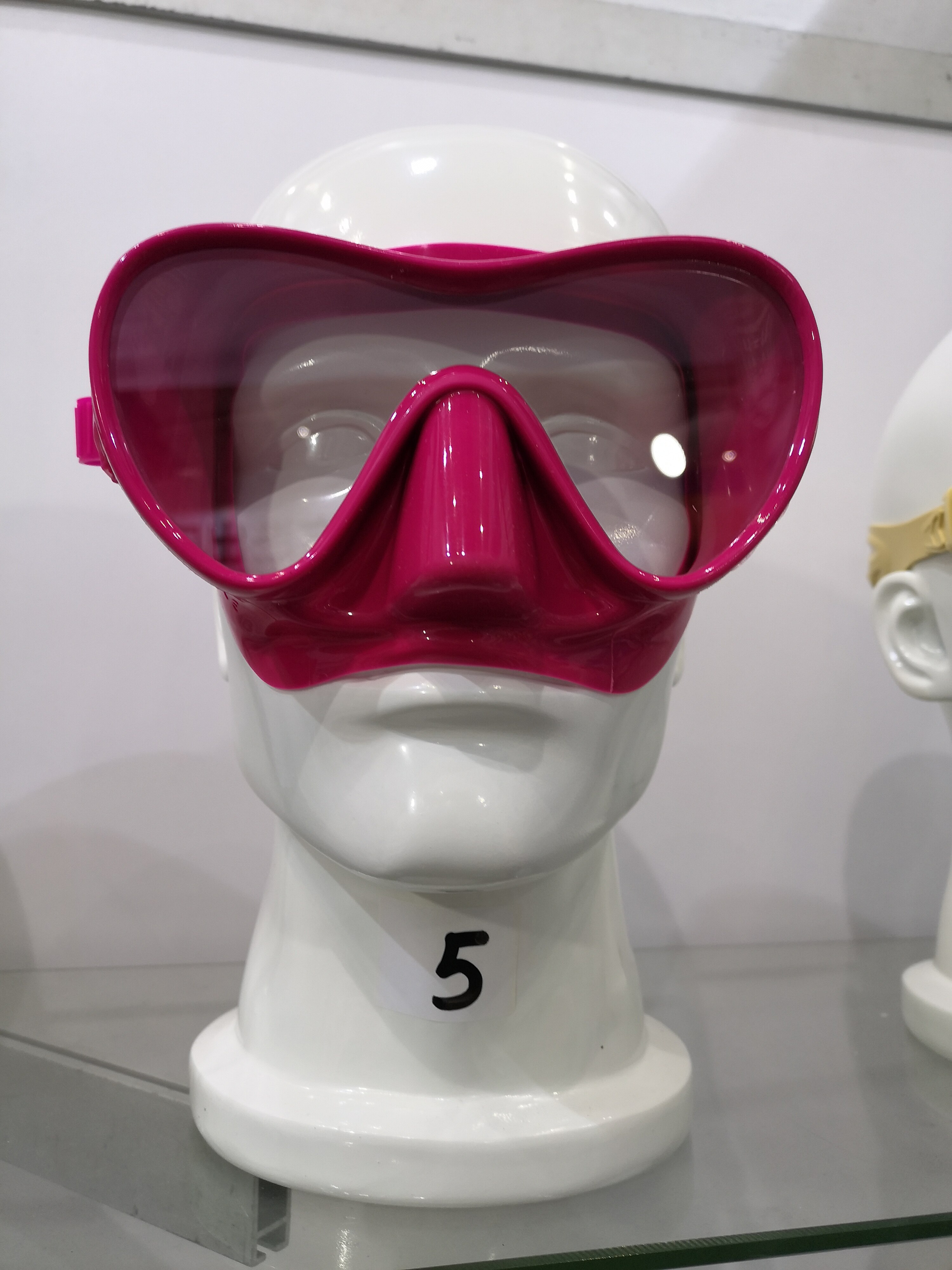 Professional Silicone Diving Mask - Tempered Glass - Adult & Kids - Underwater Sports Scuba Gear: Red