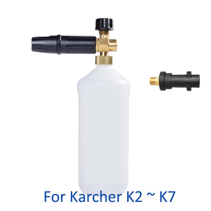 1L Is Geschikt Voor Karcher K2 K3 K4 K5 K6 K7 Schuim Generator Foam Nozzle Spray Kan Hoge Druk Reinigen spray Kan