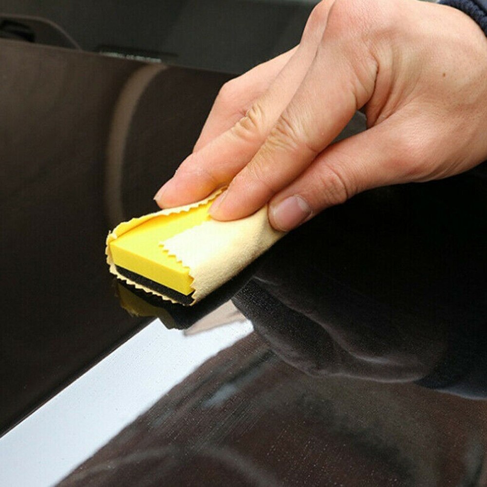 10 stk firkantet nano keramisk bilglas belægning fnugfri klud mikrofiber rengøringsklude glatte bløde 14*14cm biltilbehør