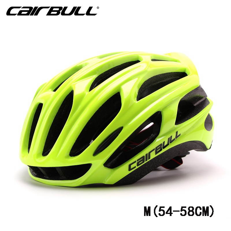 Casque de vélo CAIRBULL vélo ultraléger doux EPS casque de vélo intégralement moulé casco bicicleta casquette de sécurité avec lumière: Gris clair
