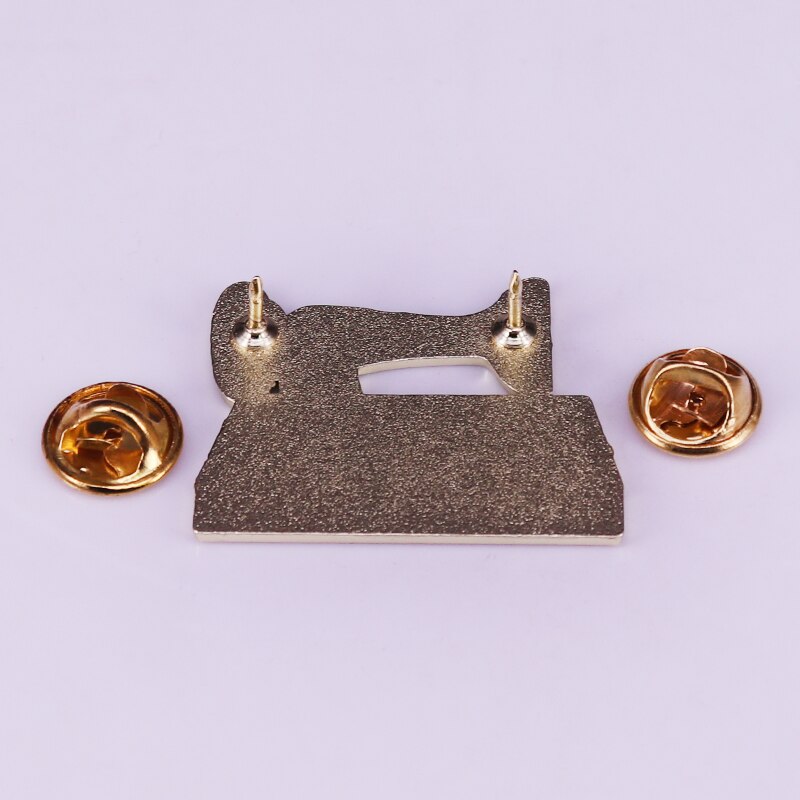 Jahrgang-nähmaschinen-emaille-anstecknadeln, broschen, kostümliebhaber, schmuckhersteller, schneider