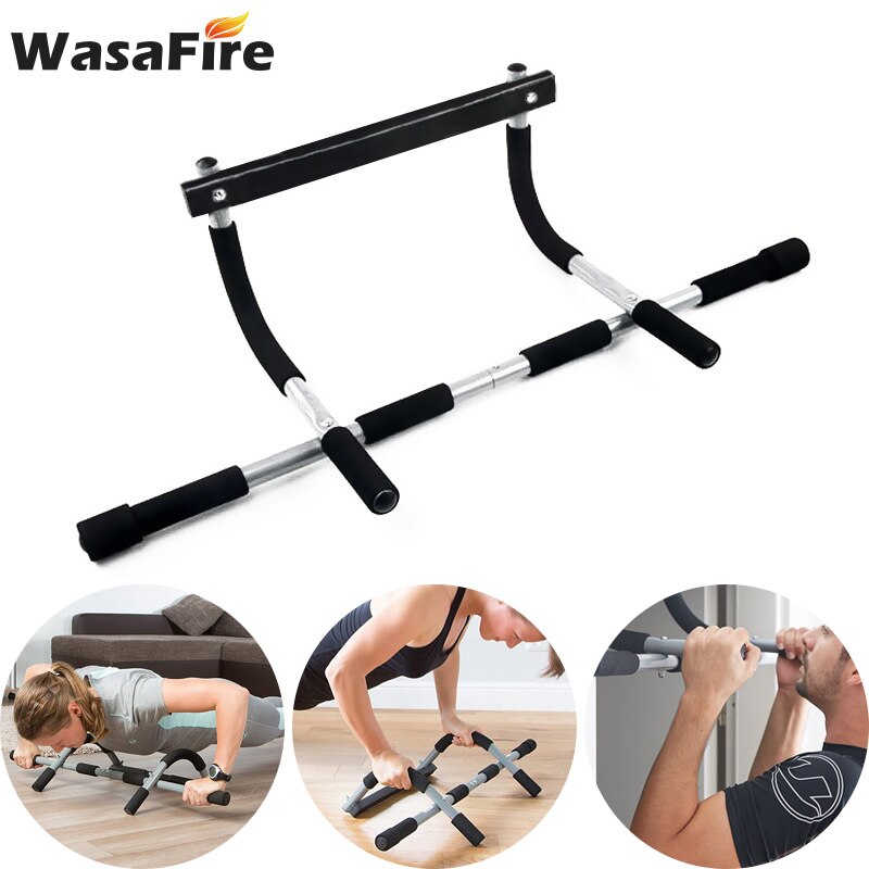 Indoor Fitness Horizontal Bar Doorway Chin-Up Bar Wall Pull-Up Bar Home Workout Gymnastics Fitness Equipment