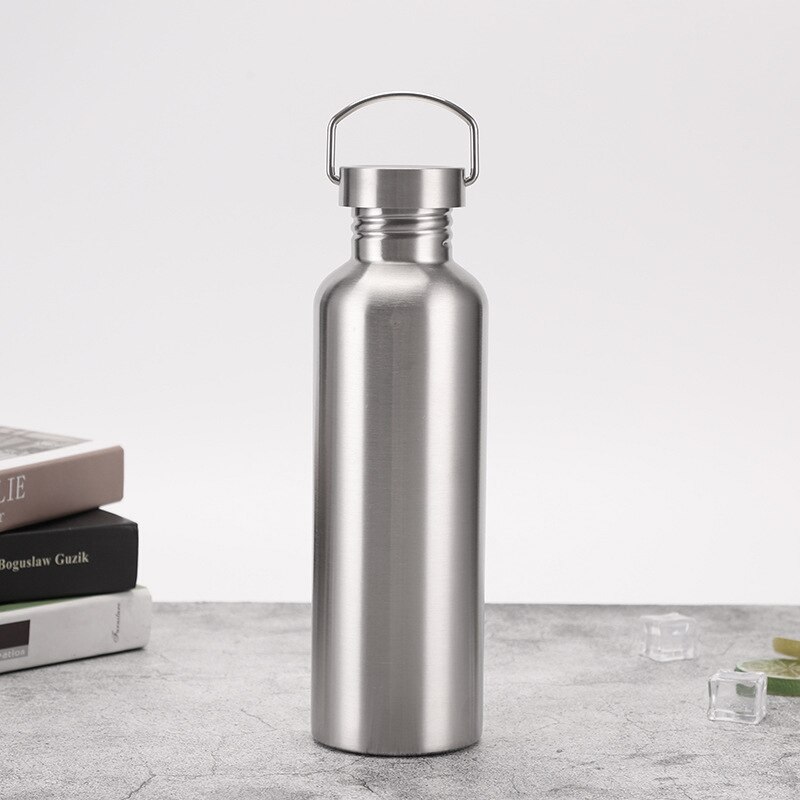 Stainless Steel Sports Water Bottle Cold Water Bottle Gym Cycling Hiking Bottle Drinkware 500/750/1000ml H7JP