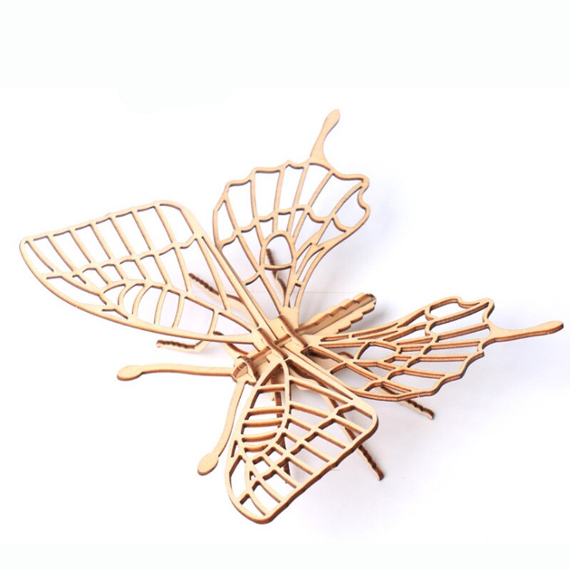 Puzzle en bois insecte 3D Puzzle bricolage Puzzle Animal à la main éducatif assemblée jouet pour les enfants: 2