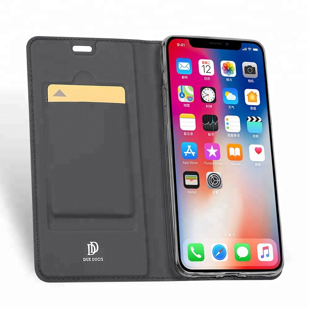 Luxe Magnetische Smart Flip PU Lederen Portemonnee Telefoon Case Voor iPhone XR