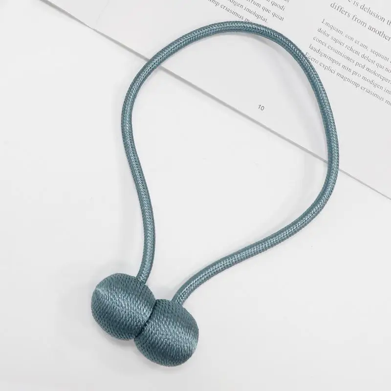 Magnetiska gardinfästen, gardinfästen för hörlurar, gardindekorationer för hem och utomhusbruk, sovrum och kontor: Lila