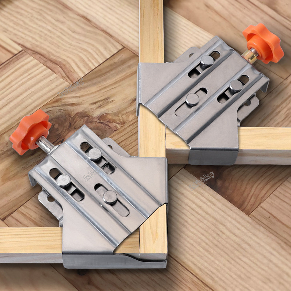 Zacisk robić obróbki drewna 90 ° Zaciski kątowe premia Dokładne narzędzia robić montażu ramek i szafek Wielofunkcyjne narzędzia robić majsterkowania w stolarki