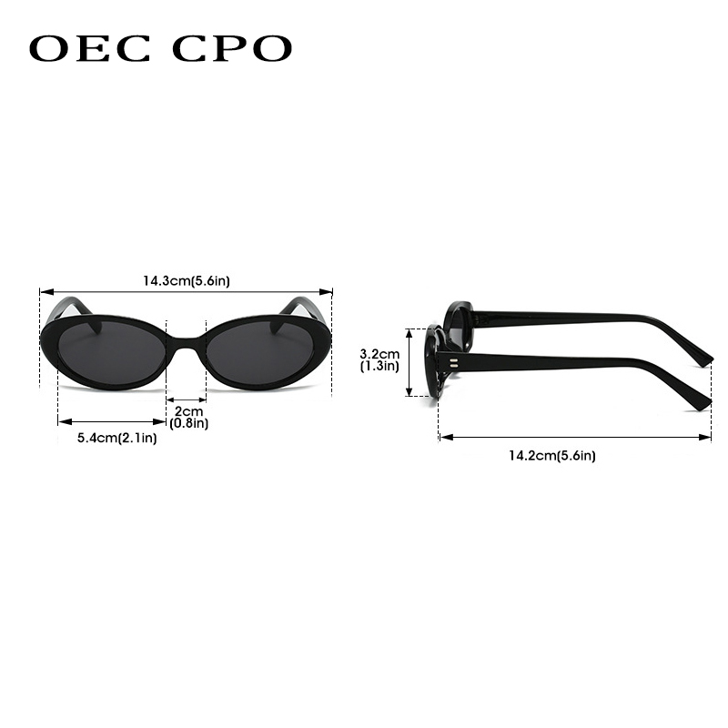 Gafas de sol ovaladas Retro Vintage para mujer, lentes de sol redondas de de para hombre UV400, estilo Punk, gafas de lujo para mujer 2024