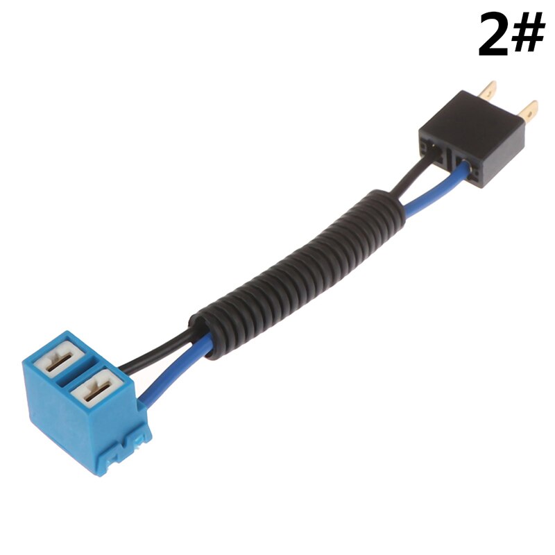 1 stuk huxuan  h7 koplamp keramische lamphouder verlengstuk autodraad halogeenadapter fitting lampconnector: B