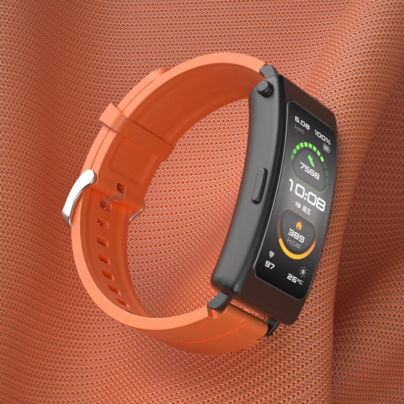 18mm watch strap for HUAWEI TalkBand B6 Wristband Replacement Silicone strap Bracelet For Huawei Talk Band B3 Accessories: 5 / For TalkBand B6