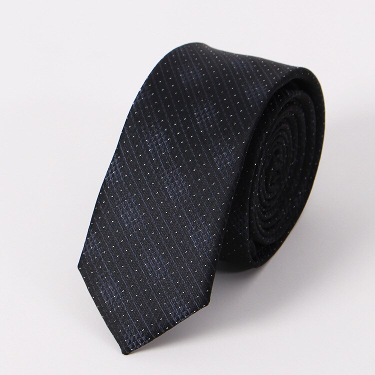 [stedet] mænds formelle forretning afslappet koreansk stil ultra-smal slips polyester jacquard slips en generation af hår: Pt092