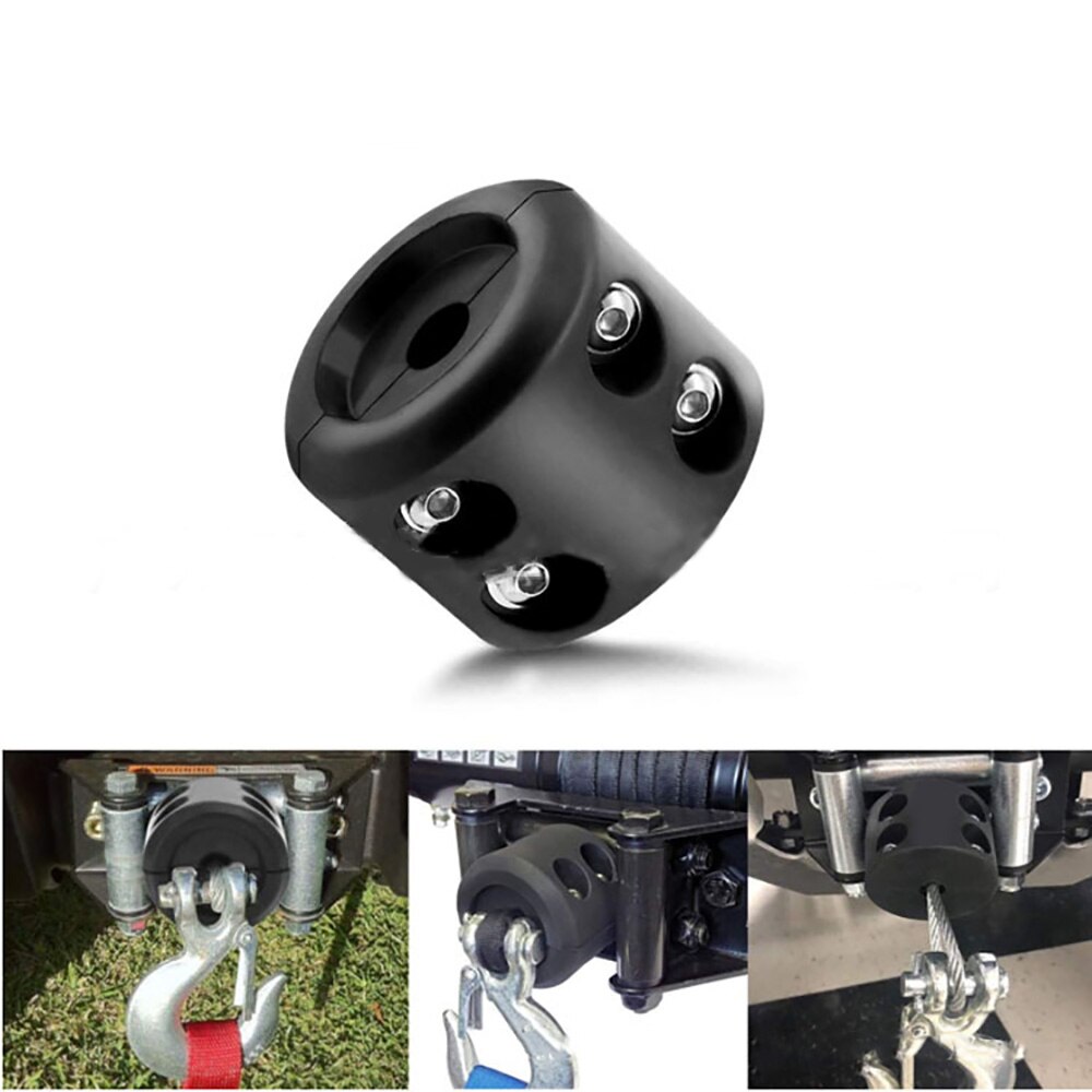 Auto modificatie onderdelen geschikt voor wrangler lier haak stopper kabel beschermer rubber draad stekker haak stekker off-road voertuig