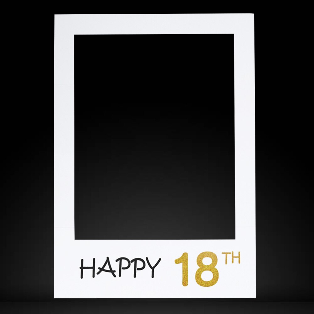 Happy 30th DIY Paper Picture Frame Cutouts Photo Booth Props for Birthday Party: As Shown 1