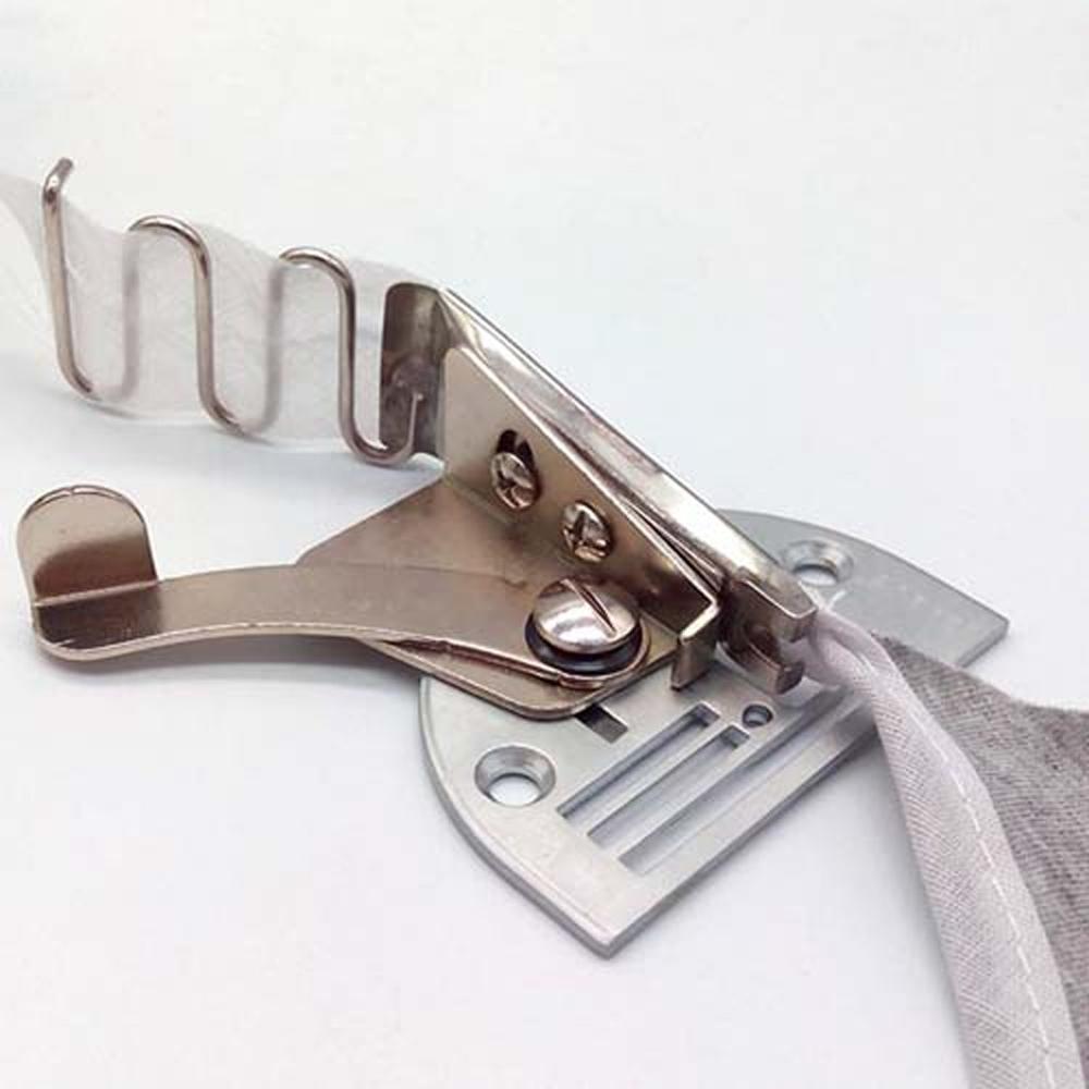 5 Sizes Overlock Folder Binding of Curve Edges Folder Bias Binder for lockstitch machine Foot Sew Feet Machine AD