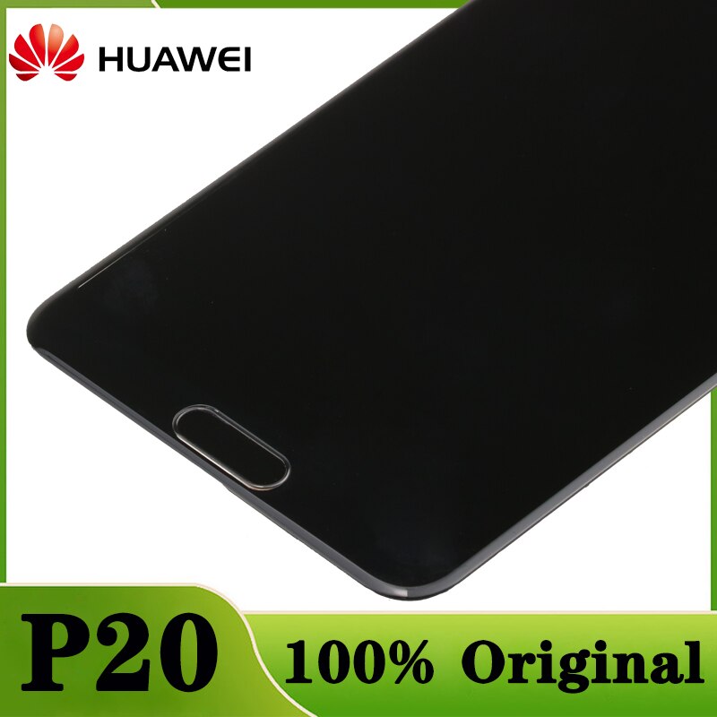 100% Originele Display Met Knuckle Screenshot Frame Vingerafdruk Voor Huawei P20 Lcd Touch Screen EML-L09 EML-L22 EML-L29 EML-AL00