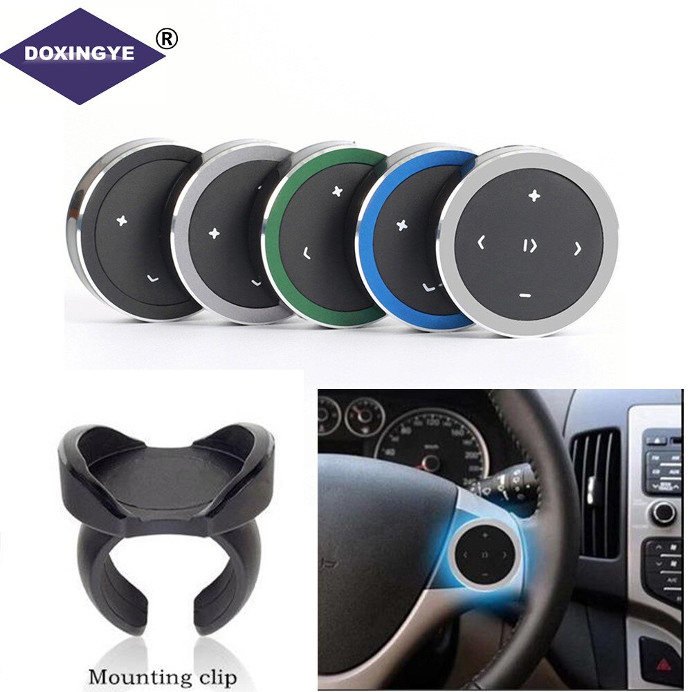 Doxingye Draadloze Bluetooth Steering Auto Wiel Afstandsbediening Controle Siri Afstandsbediening Camera Ondersteuning Voor Ios Android