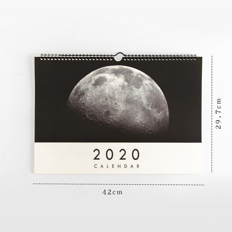Kalendarz calendario 2020 calendario da parete di pared 2019 ordine del giorno pianificatore organizzatore di modo ofis malzemeleri calendario perpetuo recambi: Rosso
