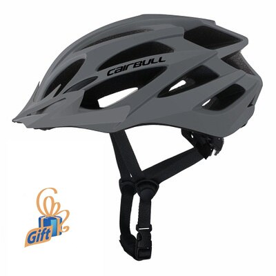Cairbull Fietshelmen Motorfiets Veiligheid Hoed Cap Fietshelm Mtb Tt Helmen Casco Ciclismo Racefiets Helm Met Zonneklep: 39 Gray