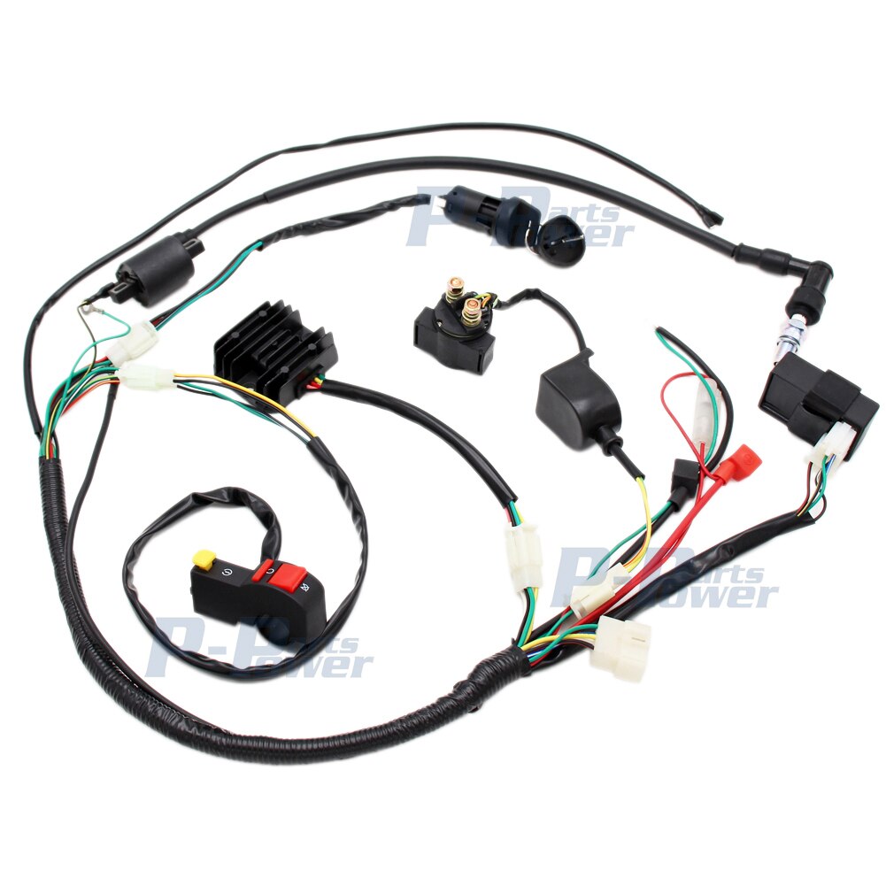 Zongshen Loncin Complete Electrics Wiring Harness CDI Kit For Chinese Pit Dirt Bike 150cc 200cc 250cc: B