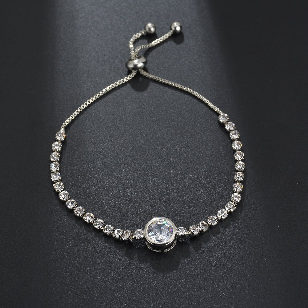 Db2103 eenvoudige kleine frisse geometrische ronde verstelbare armbanden