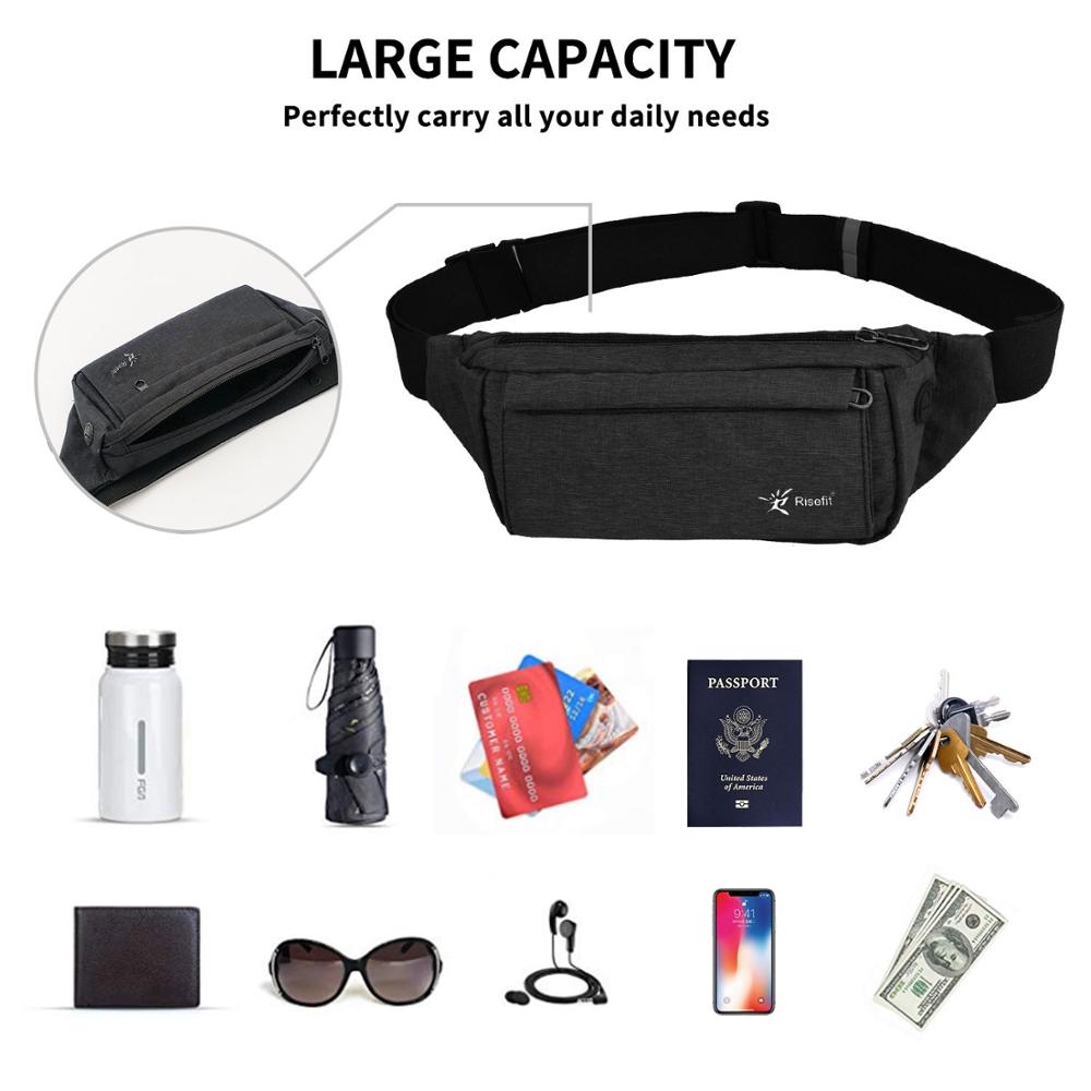 Sporttas Running Heuptas Pocket Mobiele Telefoon Houder Pouch Riem voor Fietsen Hardlopen Jogging Gym Fitness Mannen en Vrouwen