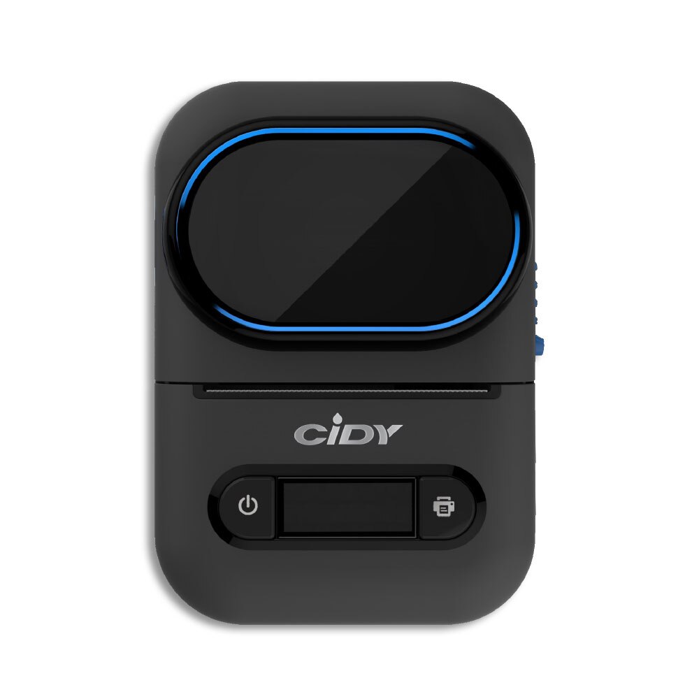 CIDY EQ11 Mini Tasche Etikett Drucker Bluetooth Tragbare Handheld Thermische Foto Drucker für Höhle Heimgebrauch praktisch Android und IOS: Schwarz Maschine