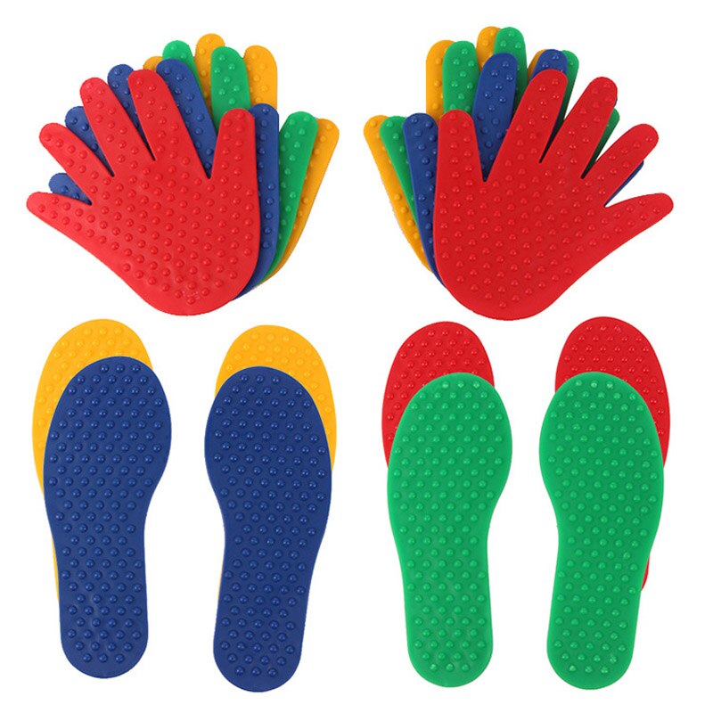 Jeu mains et pieds, jouets d'extérieur pour enfants, tapis de jeu pour le saut, Sport, activités et maternelle
