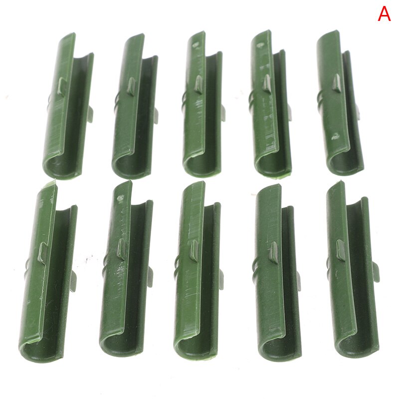 10 st/set skugga segel klämma växthus ram rör rör klipp film nät skugga segel klämma trädgårdsredskap: 8mm
