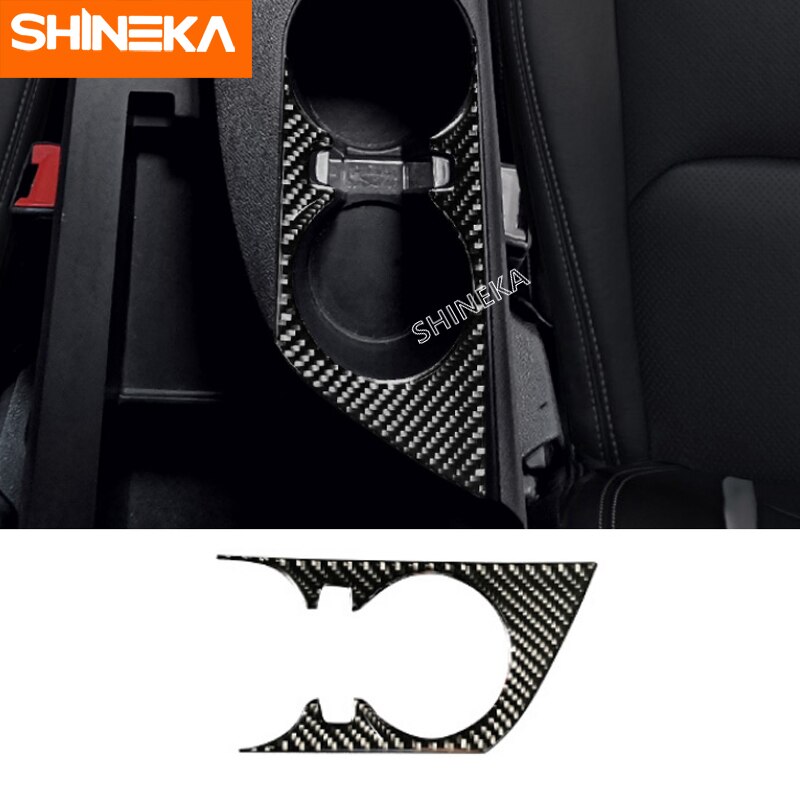 Shineka interiörlister för chevrolet camaro tillbehör kolfiber bil instrumentbräda ramskydd för camaro