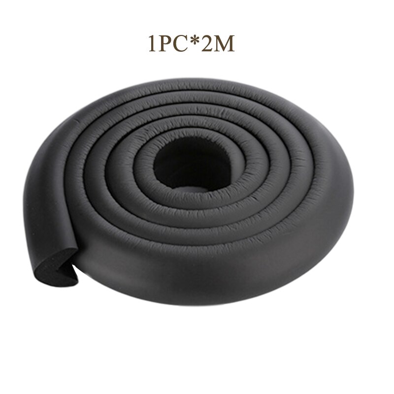 Baby Safety Corner Protector Home Edge Table Furniture Corner Baby Proof Protection Cover for Kids Child Safety Anticollision: 1pc black stripe