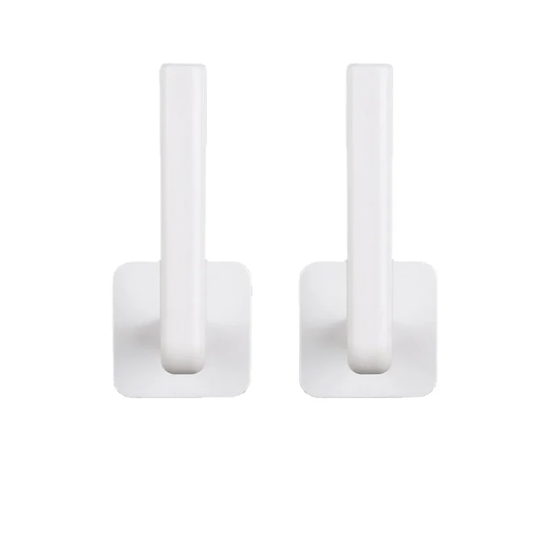 Portarrollos de papel higiénico adhesivo, organizador de montaje en pared, soporte de almacenamiento para cocina y baño, dispensador de toallas de papel sin taladro, 1/2 Uds.