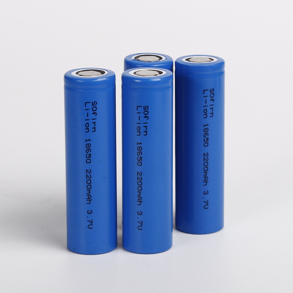 Sofirn Rechargeable 18650 Battery Power 10C Discharge li-ion Battery 3.7V 2200mah 18650 Cell Rechargeable batteries