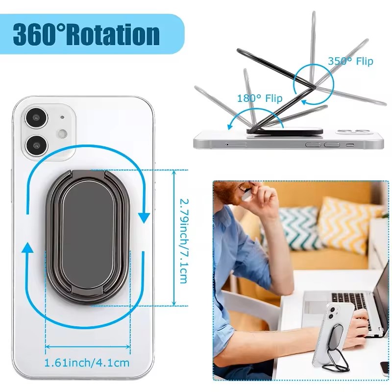 Foldable Kickstand Phone Mount 2 fold metal desk magnet car Multifunction Air Stand older A For All Tablets And Phones