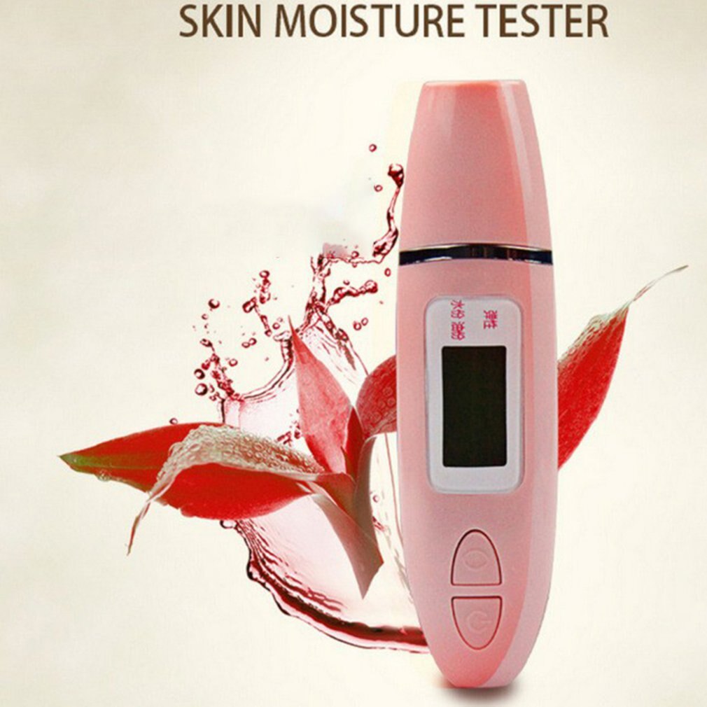 Digital skin detector pen LCD display portable skin analyzer water and oil tester moisture for travel home beauty salon