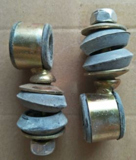2 enlaces delanteros de barra antivuelco para VW Mk2 Mk3 Golf Jetta Vento