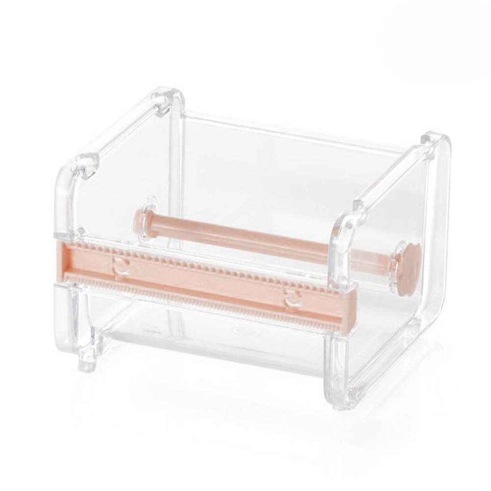Desktop tape dispenser pater tape cutter tape holder opbevaring organizer taske: Elfenben