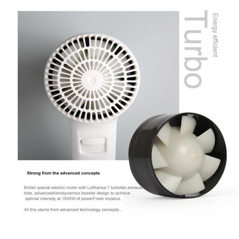 EU CN Plug 110V 220V Dry Hotel Bathroom Home Bathroom Hair Dryer Dry Skin Hanging Wall Mount Hair Dryer