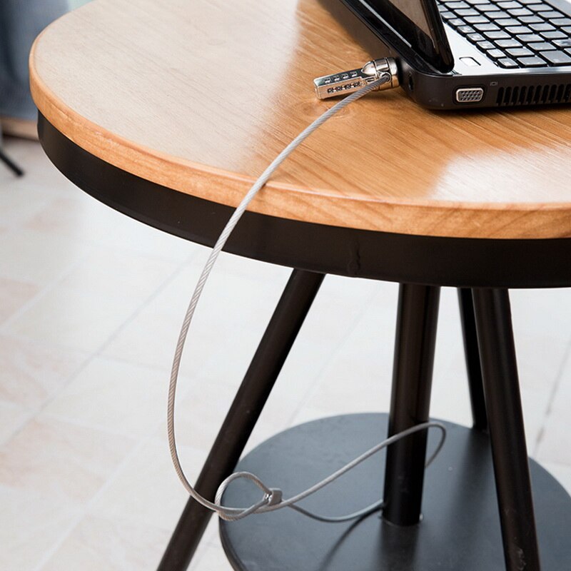 Notebook laptop combinatieslot beveiliging diefstalbeveiliging kabel voor desktops laptops en projectoren nieuwste wachtwoord computer