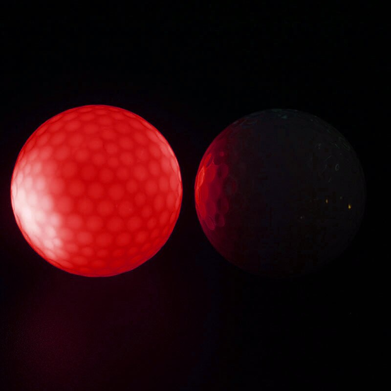 Bola de golfe luminosa de alta qualidade desgastar-resistente à noite escura esporte prática equipamentos de treinamento portátil led eletrônico bola de golfe