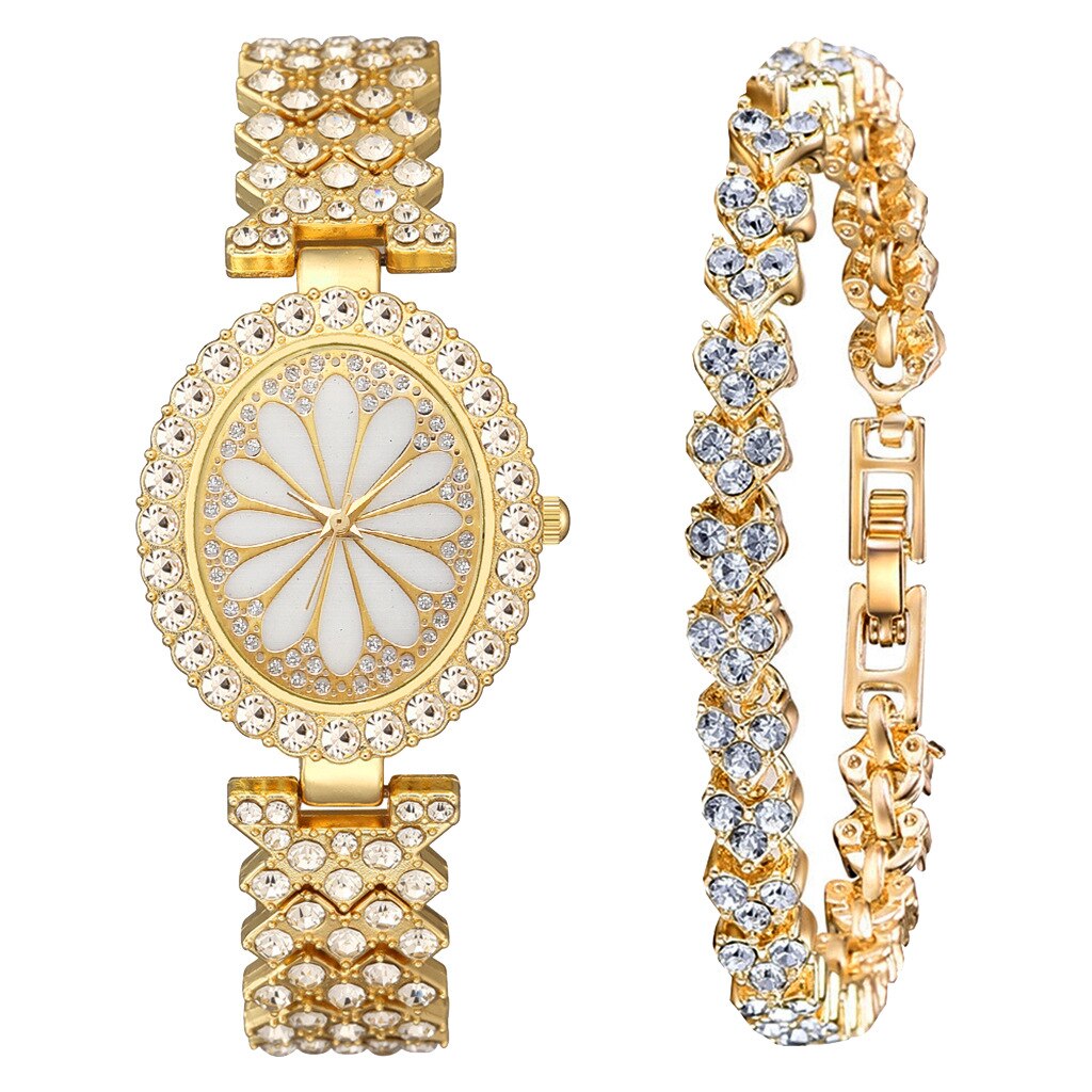 Relojes Para Mujer Reloj Mujer Marcas Famosas De Lujo Relojes De Cuarzo Para Mujer Mujer Conjunto De Reloj De pulsera y Corea del Sur para mujer, Simple y combinación De ambiente,: 10
