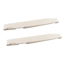 6 String Acoustic Bone Bridge Guitar Slotted Saddle Guitar Parts(Pack of 2)