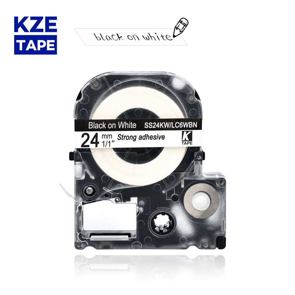 24mm 1pcs Multicolor SS24KW SC24YW SC24RW SD24K ST24KW Label Tapes for Epson Label Printer for KingJim label maker LW-300 LW400