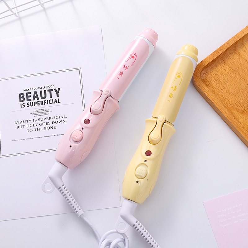 2 in 1 cartoon rol stijltang dual-use kapper dames student haar stijltang krultang draagbare elektrische spalk krultang