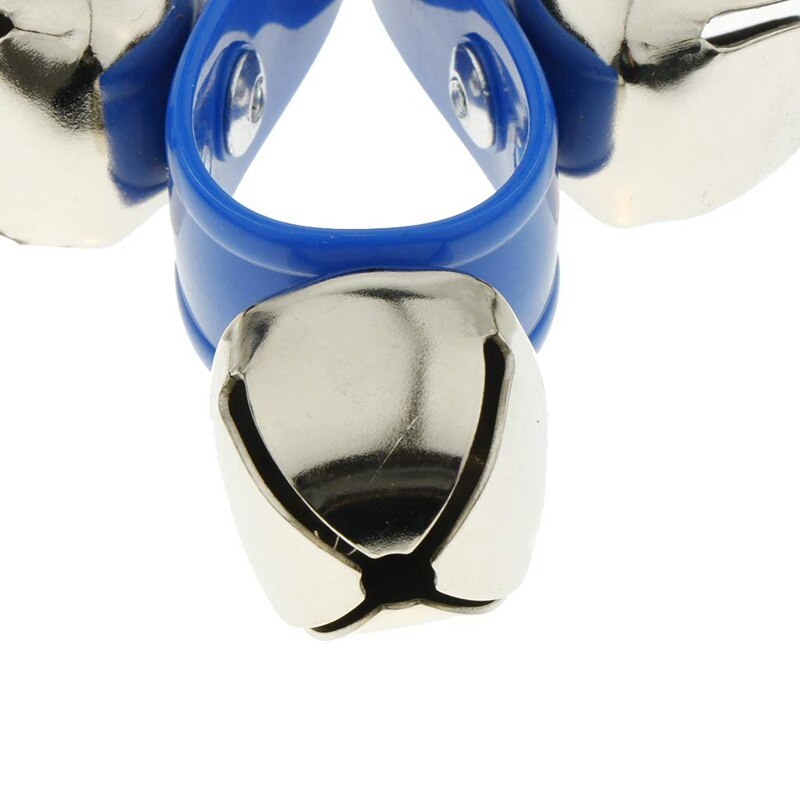 3 Jingle Bells Handbell Hand Shaker Kids Preschool Percussion Rattle To