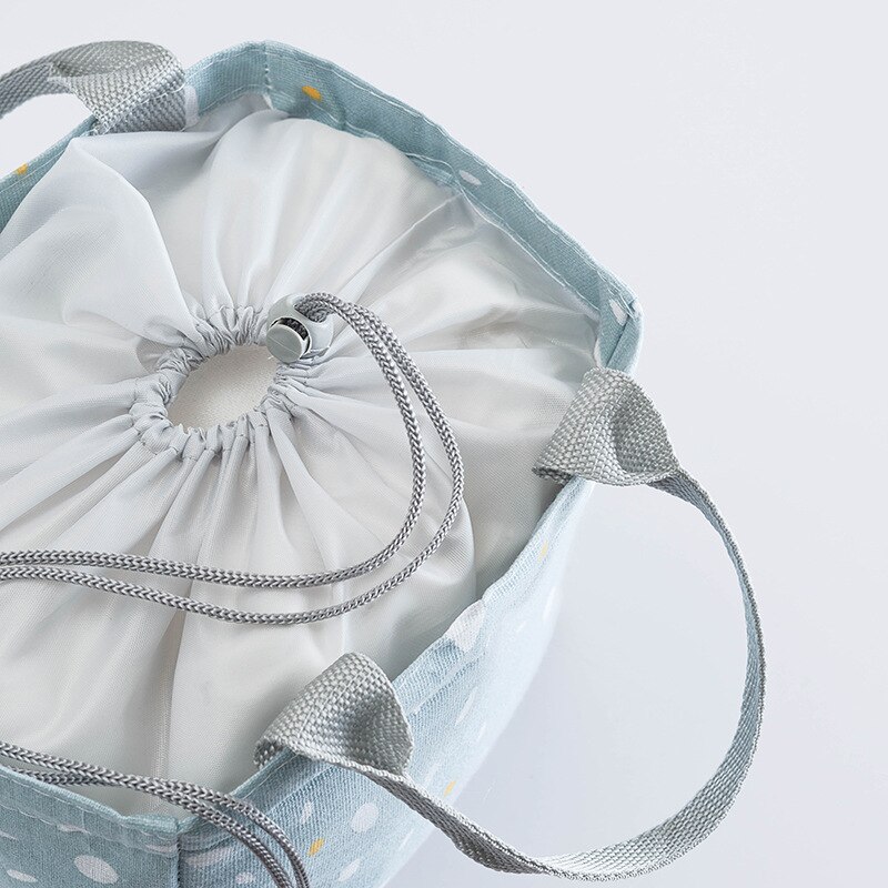 Lunchbox tas geïsoleerde lunch aluminiumfolie verdikte lunchbox tas met rijstzak vrouwelijke draagtas geïsoleerde tas lunch tote bag