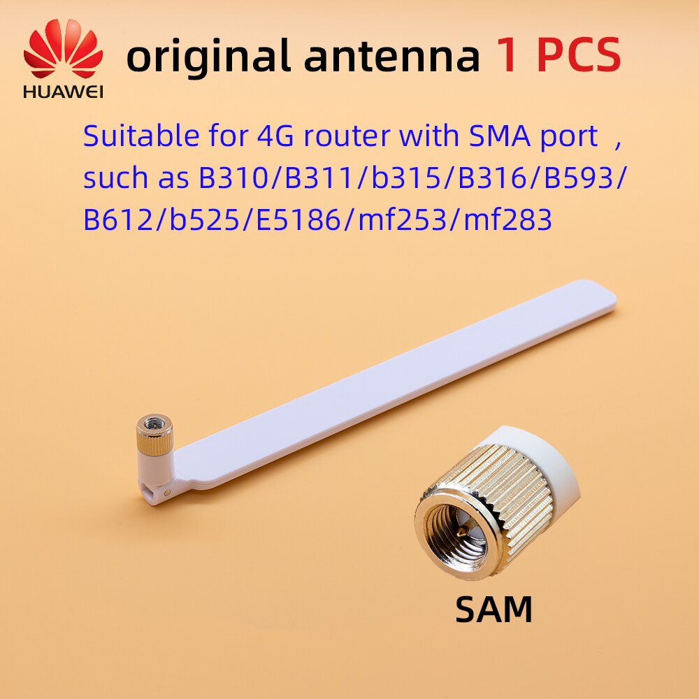 Huawei original antenne for 4g lte ruter ekstern antenne for huawei  b593 e5186 b315 b310 b525 b612 b715 b316 b311: Original antenne